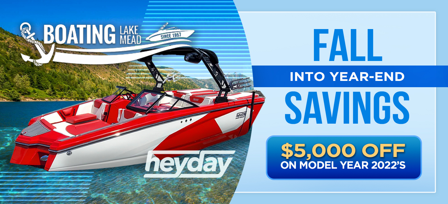 Save $5000 on heyday boats