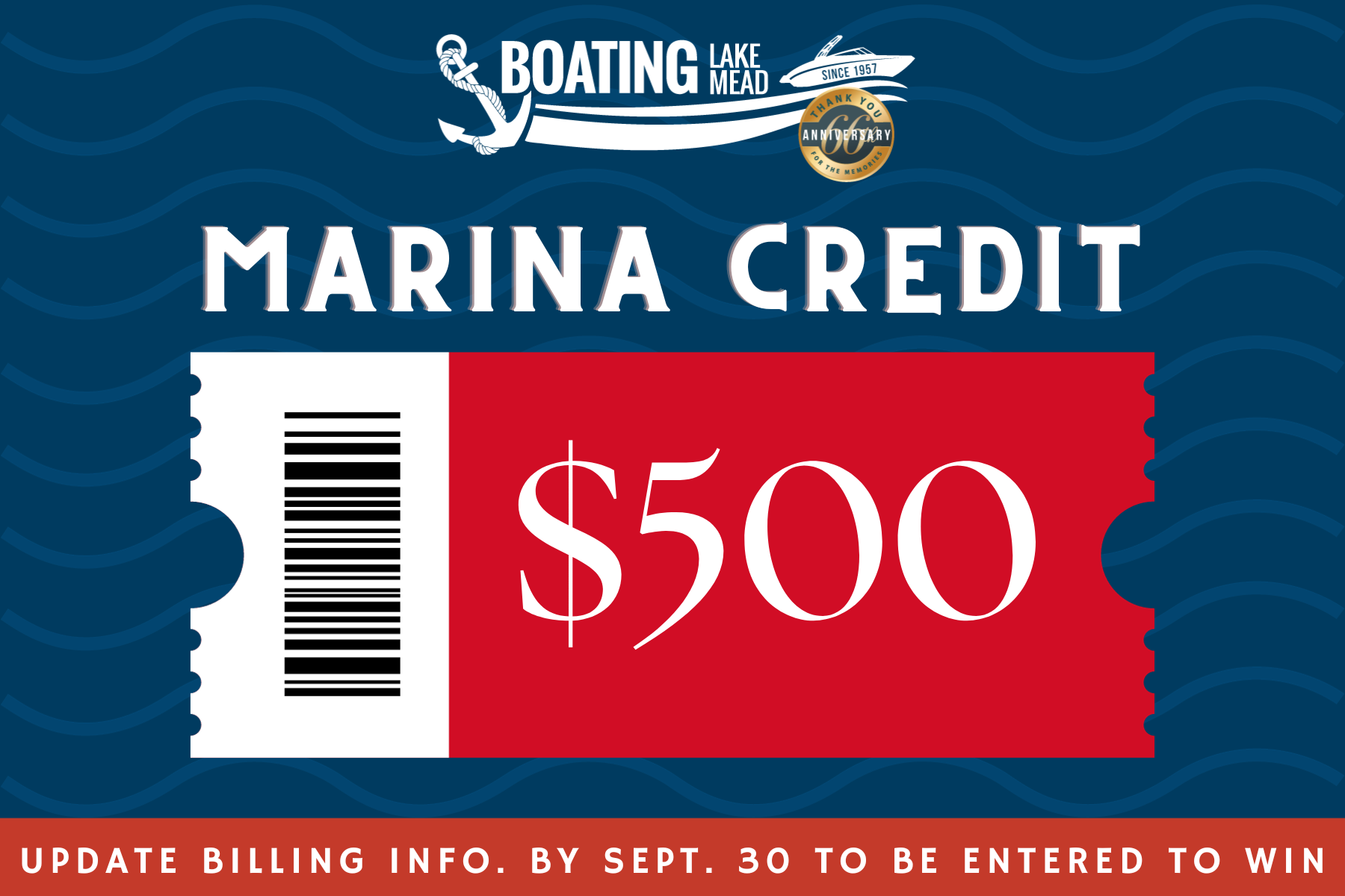 Boating Lake Mead $500 Marina Credit 