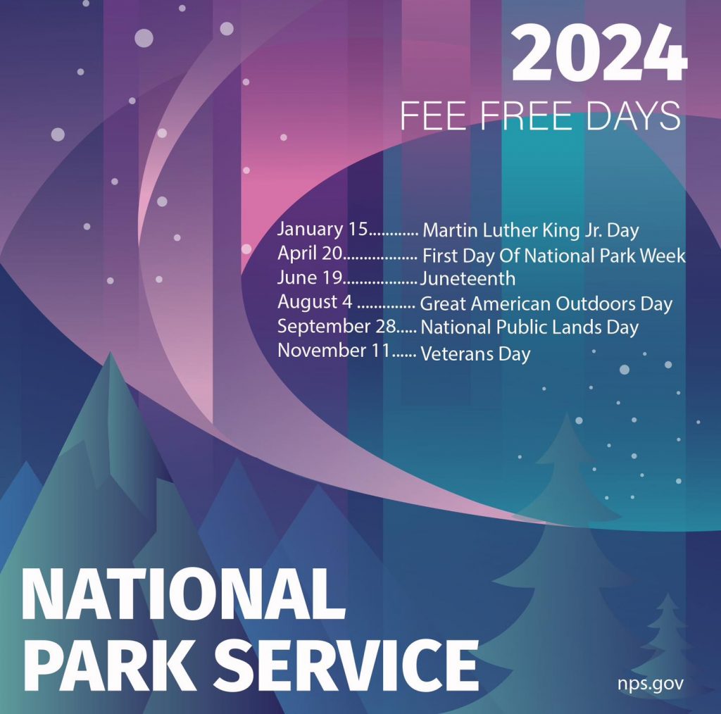 2024 National Parks Fee Free Days « Boating Lake Mead